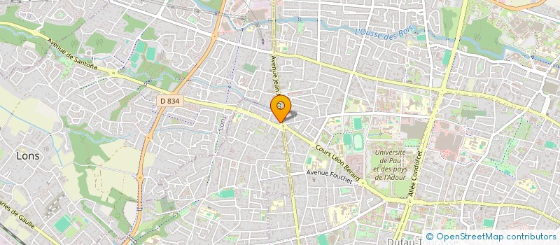 localisation de l'entreprise SPEC SERGE MAHIEUX - SANDRA GOMES QUINTEIRO  BILLERE