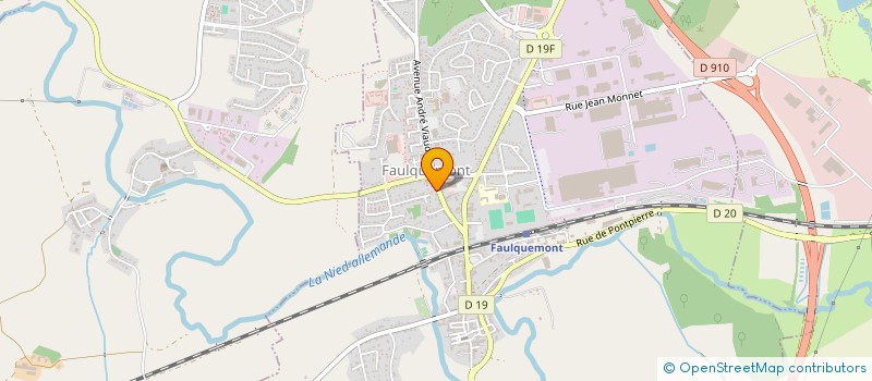 localisation de l'entreprise SPEC SPIELDENNER ET KONNE  FAULQUEMONT