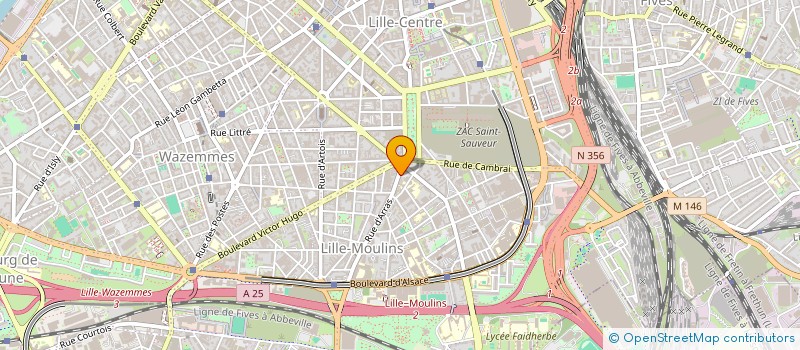 localisation de l'entreprise SPEC WILLOQUET - D'HULST à LILLE