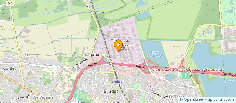 localisation de l'entreprise SPECA à BRUGES