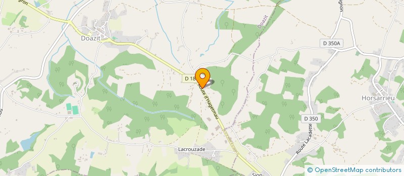 localisation de l'entreprise SPECA  DOAZIT