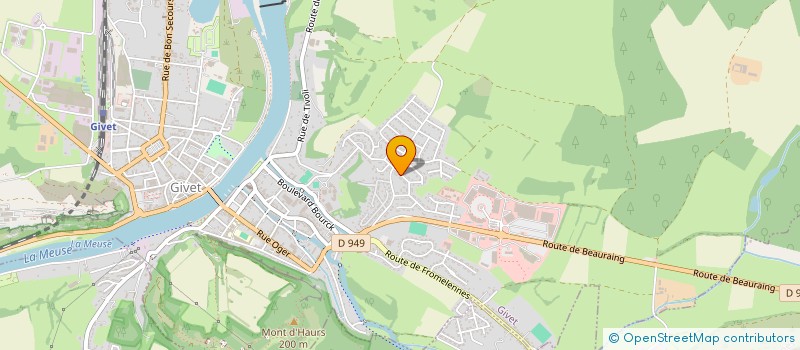 localisation de l'entreprise SPECIAL ASSOCIATION ARDENNES AIRSOFT SERVICE  GIVET