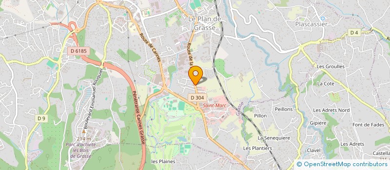 localisation de l'entreprise SPECIAL CARROSSERIE  GRASSE