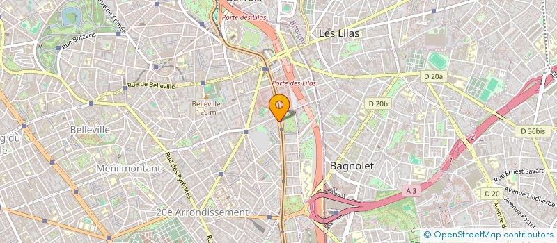 localisation de l'entreprise SPECIAL CARS  PARIS