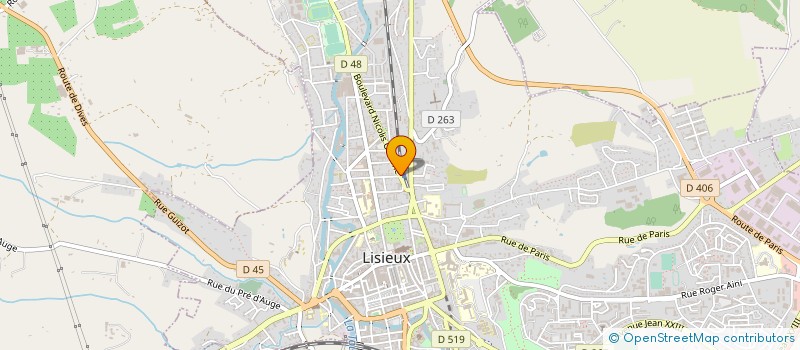 localisation de l'entreprise SPECIAL CIS ASSOCIATION à LISIEUX