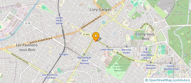 localisation de l'entreprise SPECIAL FAST-FOOD  LIVRY-GARGAN