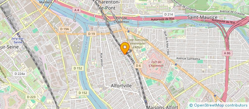 localisation de l'entreprise SPECIAL ONE TRANSPORT à ALFORTVILLE