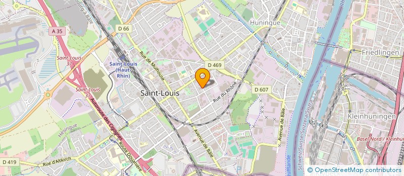 localisation de l'entreprise SPECIAL PNEUS à SAINT-LOUIS