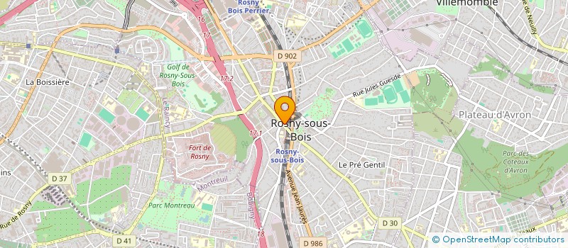 localisation de l'entreprise SPECIAL ROSNY à ROSNY-SOUS-BOIS