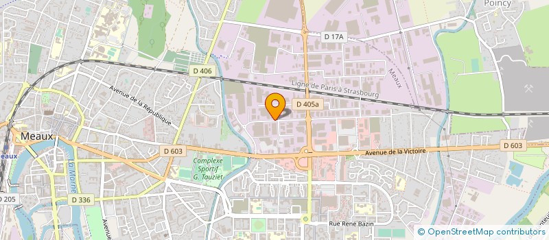 localisation de l'entreprise SPECIAL SECURITE SERVICE à MEAUX