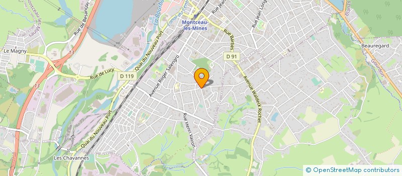 localisation de l'entreprise SPECIAL TEXTILE  MONTCEAU-LES-MINES