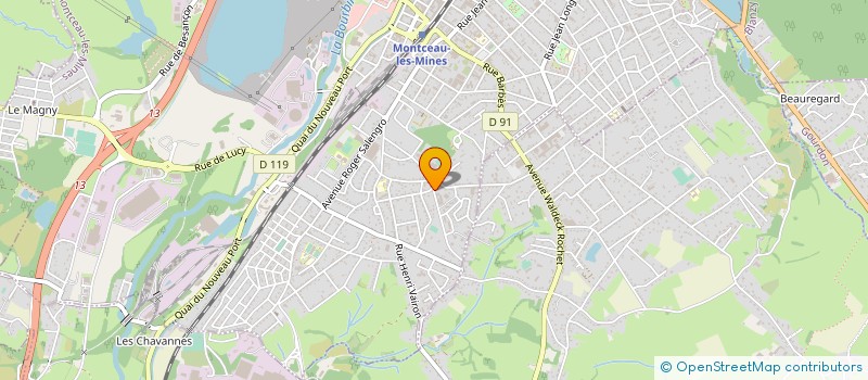 localisation de l'entreprise SPECIAL TEXTILE FRANCE  MONTCEAU-LES-MINES