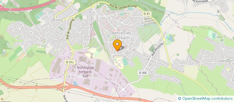 localisation de l'entreprise SPECIALCARS  FOLSCHVILLER