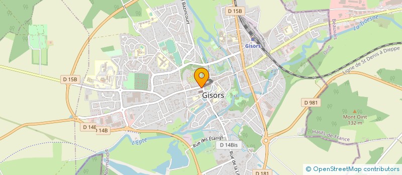 localisation de l'entreprise SPECIALISTE CHAUSSURES JUNIOR à GISORS