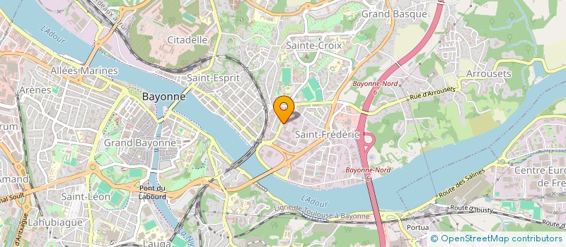 localisation de l'entreprise SPECIALISTE DE L'EQUIPEMENT POUR PROFESSIONNELS DE L'ALIMENTAIRE  BAYONNE