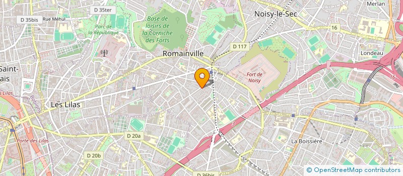 localisation de l'entreprise SPECIALISTE DU SOIN BEAUTE BY SONIA à ROMAINVILLE