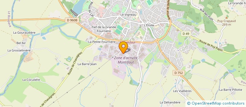 localisation de l'entreprise SPECIALITES DU MONDE à POUZAUGES