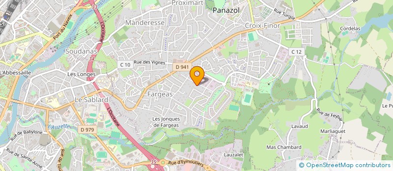localisation de l'entreprise SPECIALMOUSSE à PANAZOL