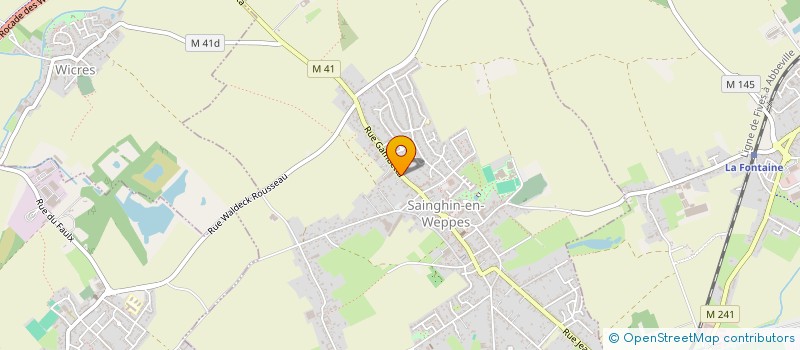 localisation de l'entreprise SPECIALPROS à SAINGHIN-EN-WEPPES
