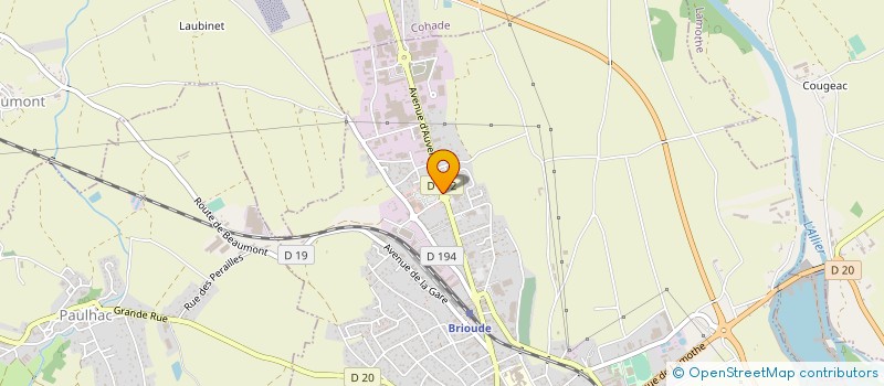 localisation de l'entreprise SPECICABLE à BRIOUDE