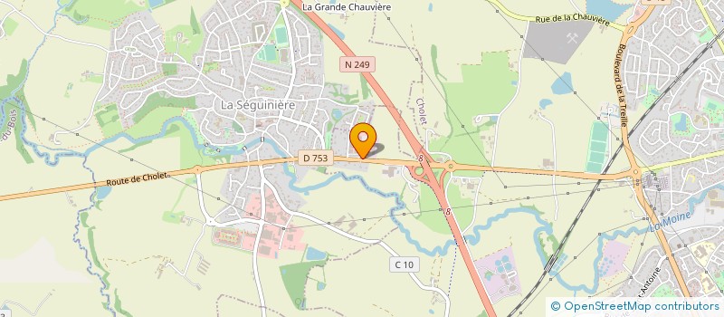 localisation de l'entreprise SPECIFAB à CHOLET