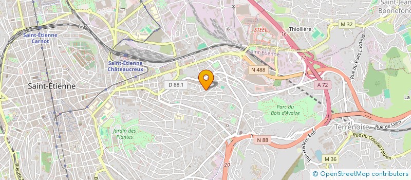 localisation de l'entreprise SPECIFIC MEDIAS  SAINT-ETIENNE