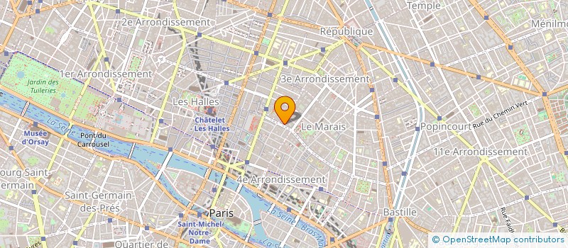 localisation de l'entreprise SPECIFIQUE INTERACTIVE à PARIS