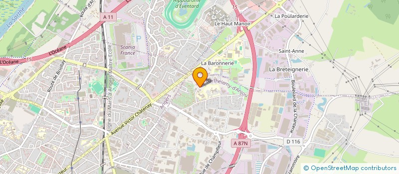 localisation de l'entreprise SPECIMAT ANJOU à SAINT-BARTHELEMY-D'ANJOU