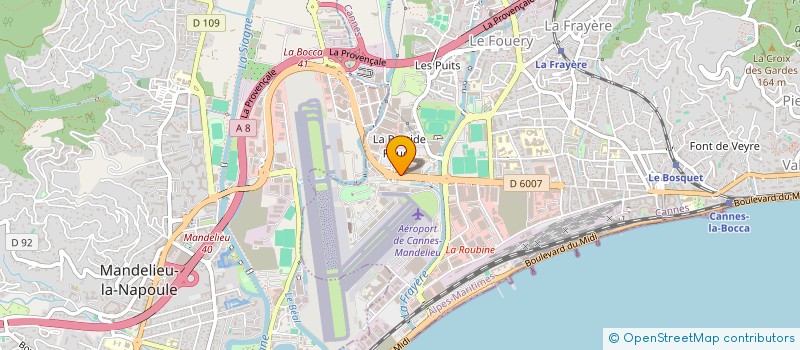 localisation de l'entreprise SPECIMEN-AGENCY à CANNES