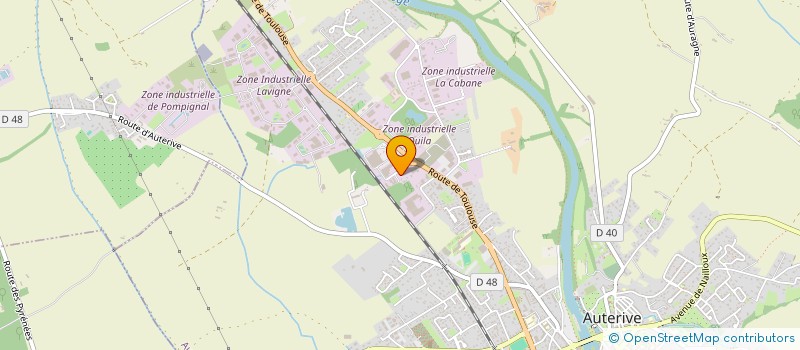 localisation de l'entreprise SPECIPACK à AUTERIVE
