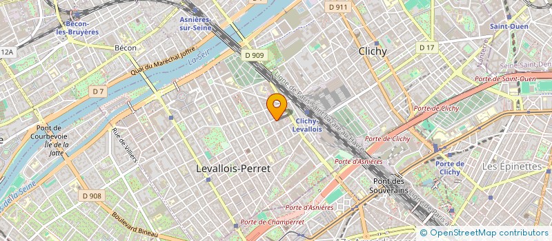 localisation de l'entreprise SPECIPHARM à LEVALLOIS-PERRET