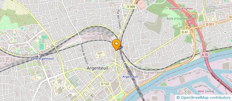 localisation de l'entreprise SPECITECH à ARGENTEUIL