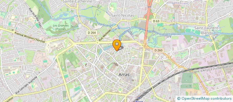 localisation de l'entreprise SPECQ VAQUETTE à ARRAS