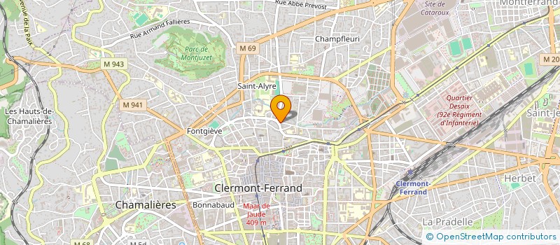 localisation de l'entreprise SPECT'ACT !  CLERMONT-FERRAND