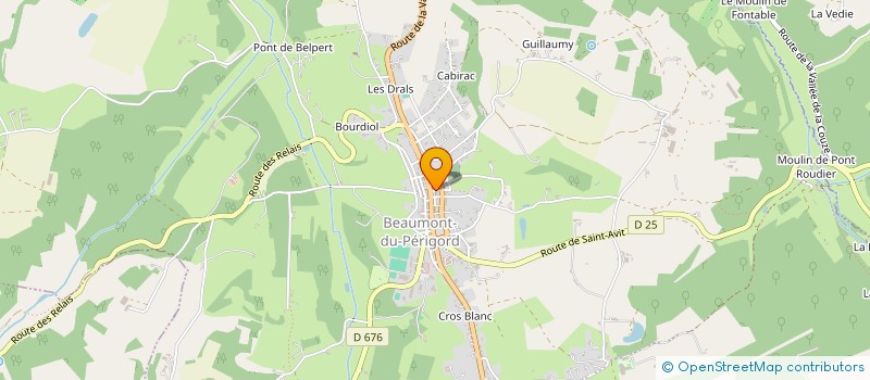 localisation de l'entreprise SPECTAC'LIB  NAUSSANNES