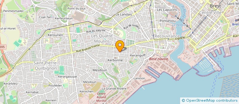 localisation de l'entreprise SPECTACLE EN BRETAGNE à BREST