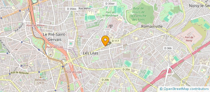 localisation de l'entreprise SPECTACLES AND GO à LES LILAS