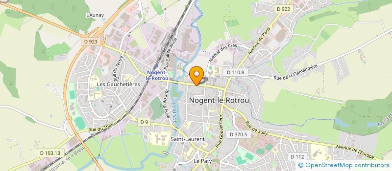 localisation de l'entreprise SPECTACLES BARRE BORELLI à NOGENT-LE-ROTROU
