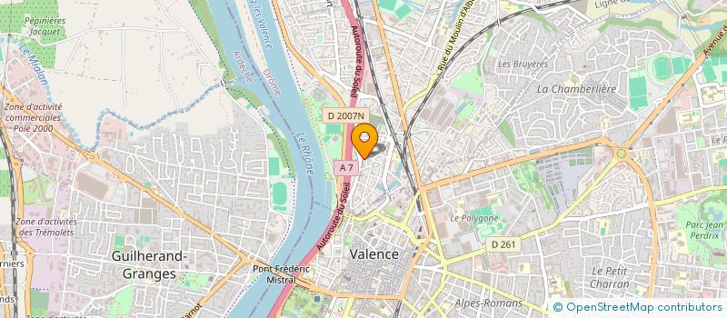 localisation de l'entreprise SPECTACLES DE JOUR ET DE NUIT à BOURG-LES-VALENCE
