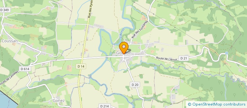 localisation de l'entreprise SPECTACLES DES JARDINS DE L'ARROS ET ALENTOURS  BORDES