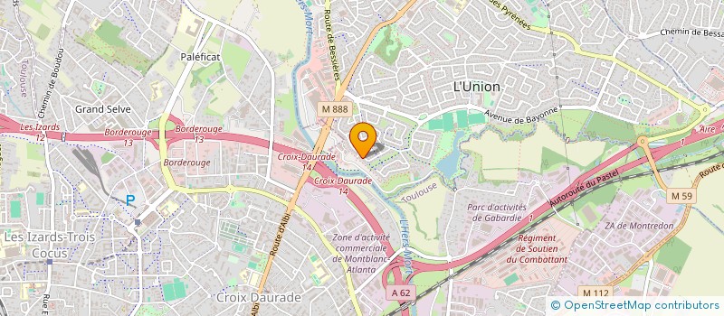 localisation de l'entreprise SPECTACLES LOISIRS ET SCENE 31  L'UNION