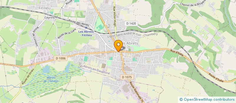 localisation de l'entreprise SPECTACLES MAGIQUES  LES ABRETS-EN-DAUPHINE