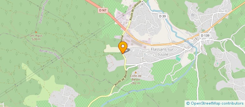 localisation de l'entreprise SPECTRA à FLASSANS-SUR-ISSOLE