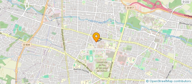 localisation de l'entreprise SPECTRA FRANCE SA à PAU