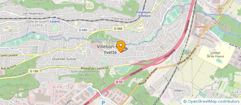 localisation de l'entreprise SPECTRA SERIEA à VILLEBON-SUR-YVETTE