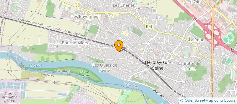 localisation de l'entreprise SPECTRADEFENSE CONSULTING  HERBLAY-SUR-SEINE