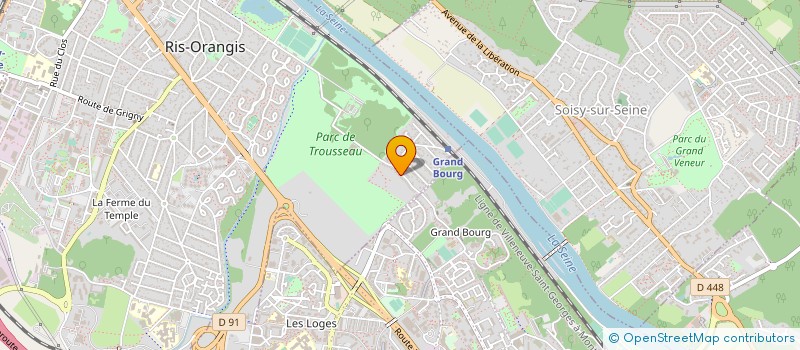 localisation de l'entreprise SPECTRAL  RIS ORANGIS