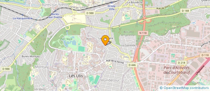 localisation de l'entreprise SPECTRAL -ASSOCIATION DES ELEVES ET ANCIENS ELEVES DU MASTER PROFESSIONNEL à ORSAY