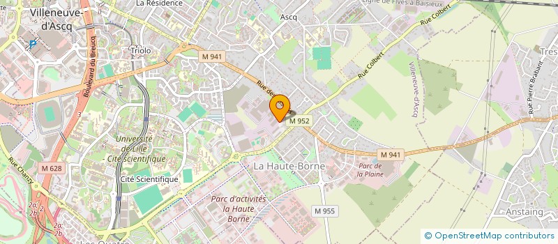 localisation de l'entreprise SPECTRAL SECURITE ELECTRONIQUE à VILLENEUVE-D'ASCQ