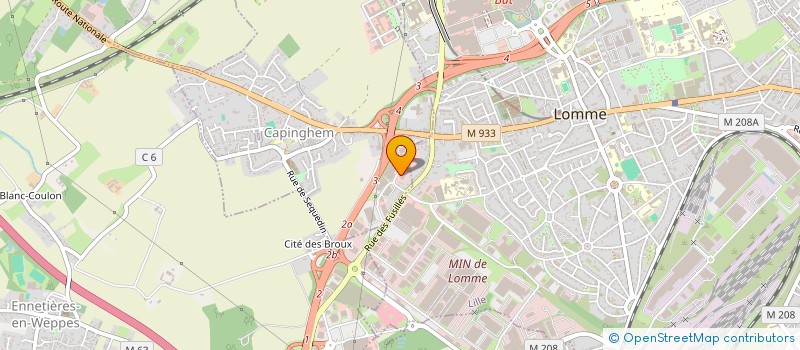 localisation de l'entreprise SPECTRALE à LILLE